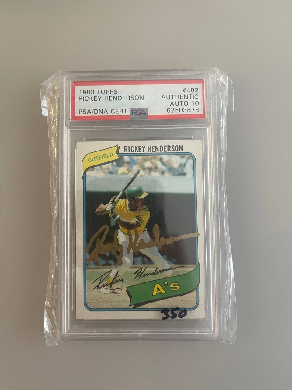 Ricky Henderson Baseball